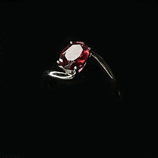 Red stone ring